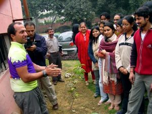 Planting in College of art