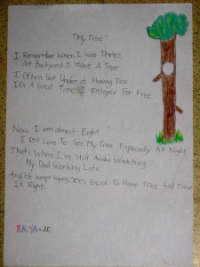 A poem about the tree