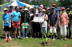 Planting tree in Brunei