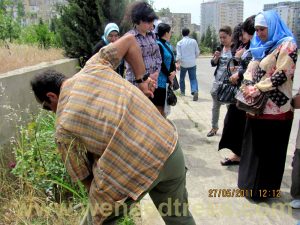 Planting tree in Iranian cultural center